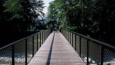 Fuß- u. Radwegbrücke, Zwischenwasser