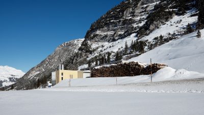 Biomass heating plant, Zürs
