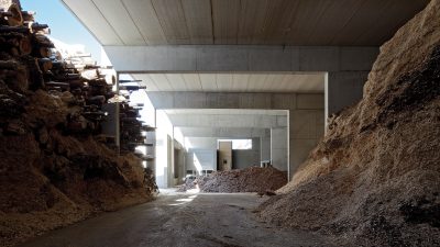 Biomass heating plant, Zürs