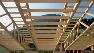 Kaufmann Holz AG – Beam Assembly Hall, Reuthe