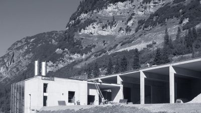 Biomass heating plant, Zürs