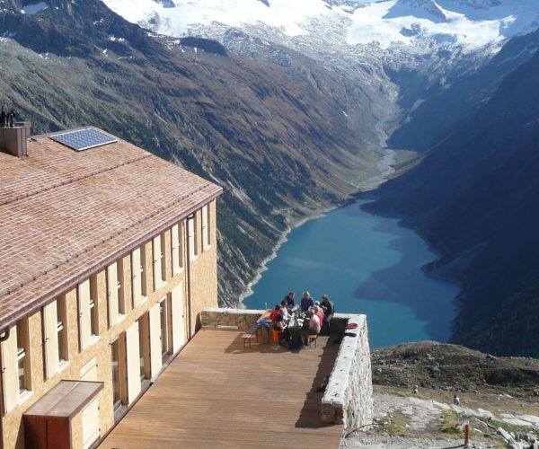 Olpererhütte, Ginzling, Foto Architekten Hermann Kaufmann