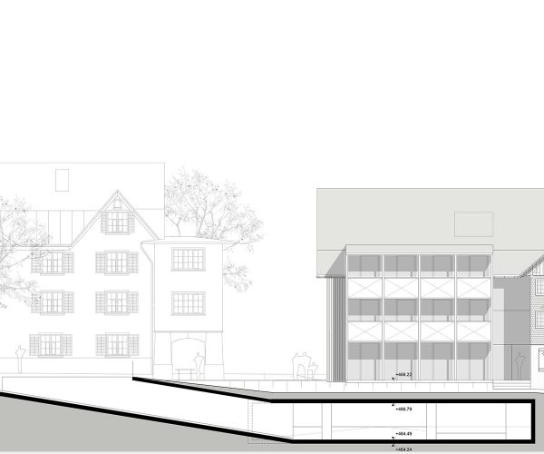 Wettbewerb Kirchgasse Oberdorf – Hämmerle Areal, Plan Architekten Hermann Kaufmann, ArchitekturBüro DI Christian Lenz ZT GmbH