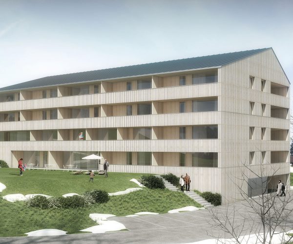 Betreutes Wohnen, Mittelberg | Rendering Thomas Knapp