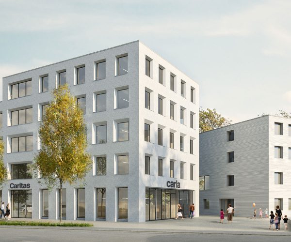 Wettbewerb Katholisches Kompetenzzentrum, Salzburg-Herrnau, Rendering Thomas Knapp