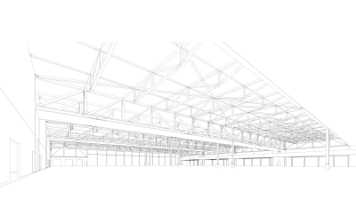 SWG Schraubenwerk Gaisbach GmbH, Waldenburg, indoor perspective structure