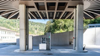 illwerke vkw – company filling station, Vandans
