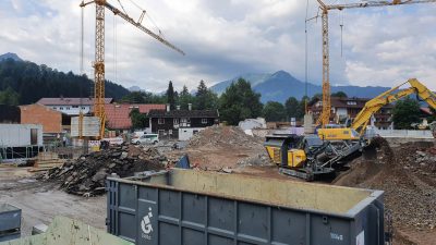 Nebelhorn valley floor cable car station, Oberstdorf – Kleinwalsertal