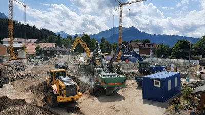 Nebelhorn valley floor cable car station, Oberstdorf – Kleinwalsertal