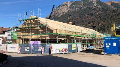 Nebelhorn valley floor cable car station, Oberstdorf – Kleinwalsertal