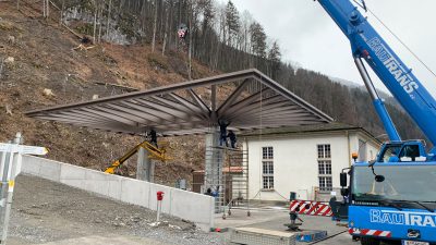 illwerke vkw – company filling station, Vandans