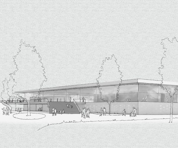 Indoor swimming pool, Bregenz, plan Hermann Kaufmann + Partner