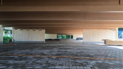 B&O wooden multi-storey car park, Bad Aibling