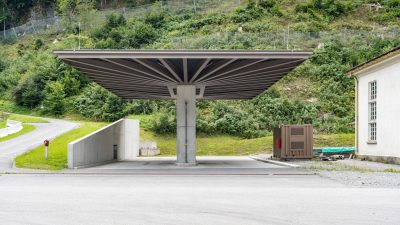 illwerke vkw – company filling station, Vandans