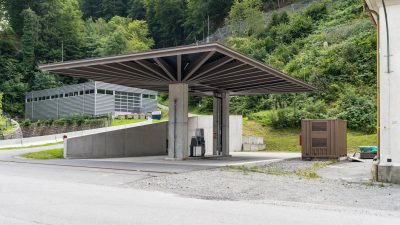 illwerke vkw – company filling station, Vandans
