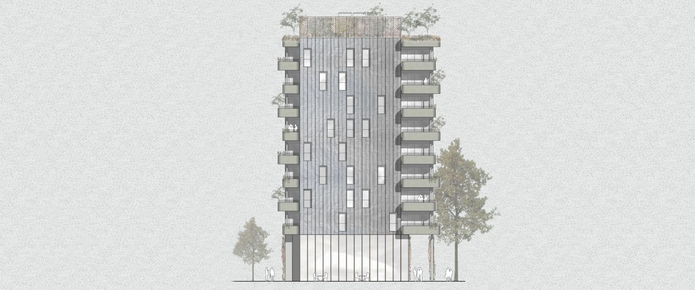 High-rise residential building in Holz Grieser, Auen