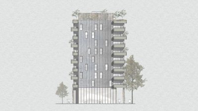 High-rise residential building in Holz Grieser, Auen
