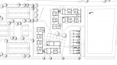 Mühlweg, Wien, EG Lageplan