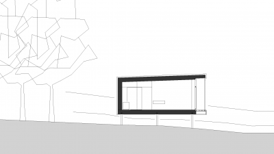 Atelier Näscher, Eschen, Querschnitt