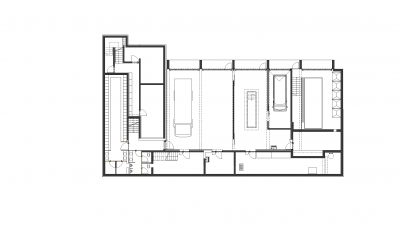 Fire station, Warth, ground floor