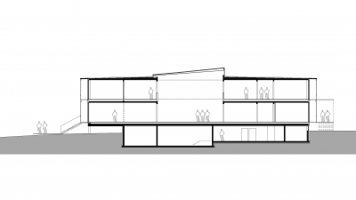 Stallinger, St. Gerorgen im Attergau, longitudinal section