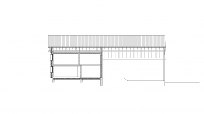 Übermellen, Mellau, longitudinal section