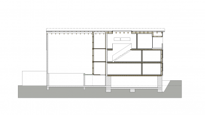 Moosbrugger, Bizau, longitudinal section