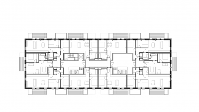 Steinbockallee, Rum, second floor house 1