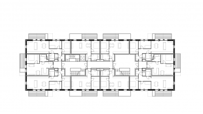 Steinbockallee, Rum, third floor house 1