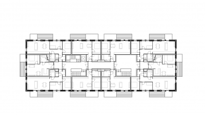 Steinbockallee, Rum, fourth floor house 1