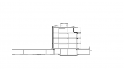 Steinbockallee, Rum, cross section