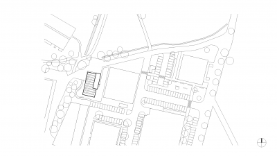 LCT ONE - LifeCycle Tower, Dornbirn, Lageplan