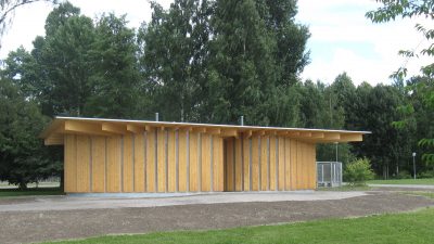 Umkleidepavillon, Lahti