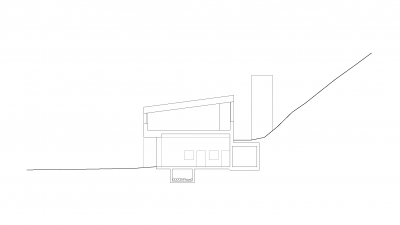 Fire department, Schnepfau, cross section