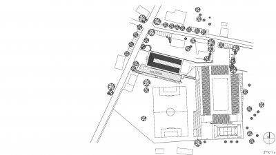 Gymnastics and Celebration Hall, Muntlix , floor plan