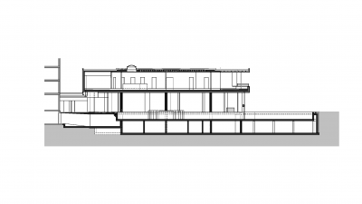 Spa Hotel, Bad Reuthe, longitudinal section