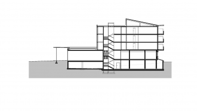 Spa Hotel, Bad Reuthe, cross section