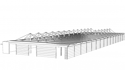 Kaufmann Holz AG – Factory Hall Au, Reuthe, perspective