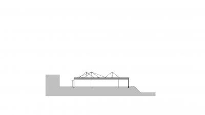 Kaufmann Holz AG – Factory Hall Au, Reuthe, cross section
