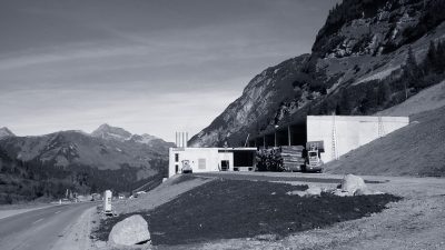 Biomass heating plant, Zürs