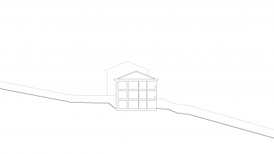 Jagdbergstraße, Schnifis, cross section House 1