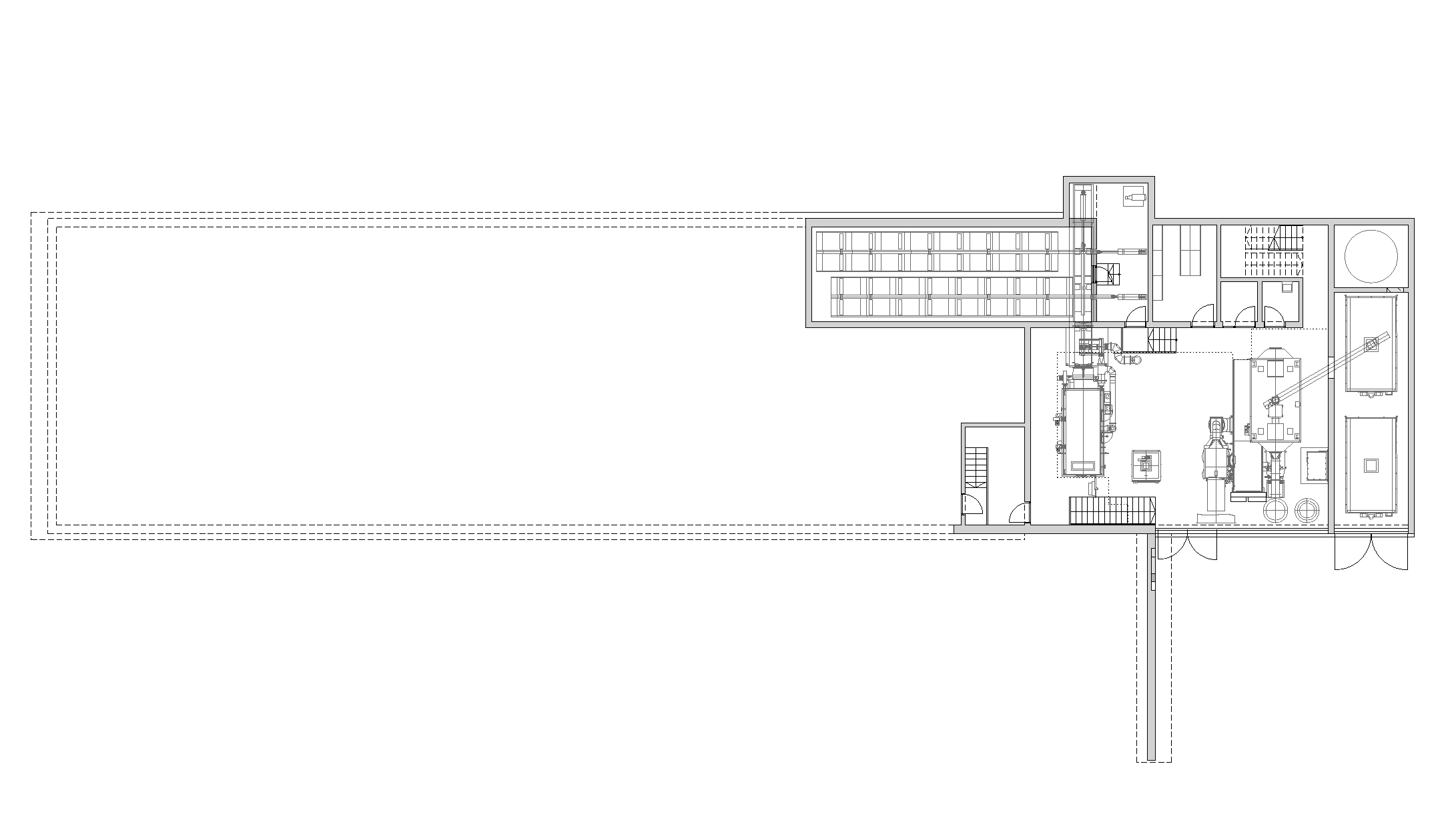 Biomasseheizwerk, St. Christoph, Erdgeschoss