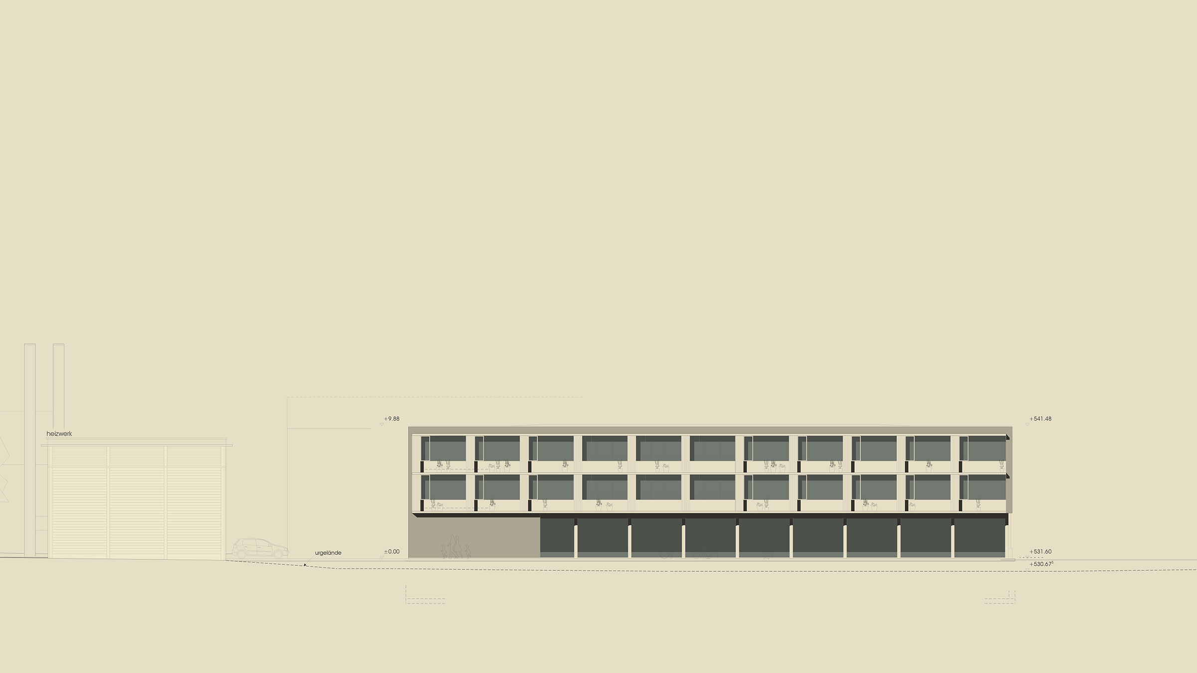 Wettbewerb Sozialzentrum Egg