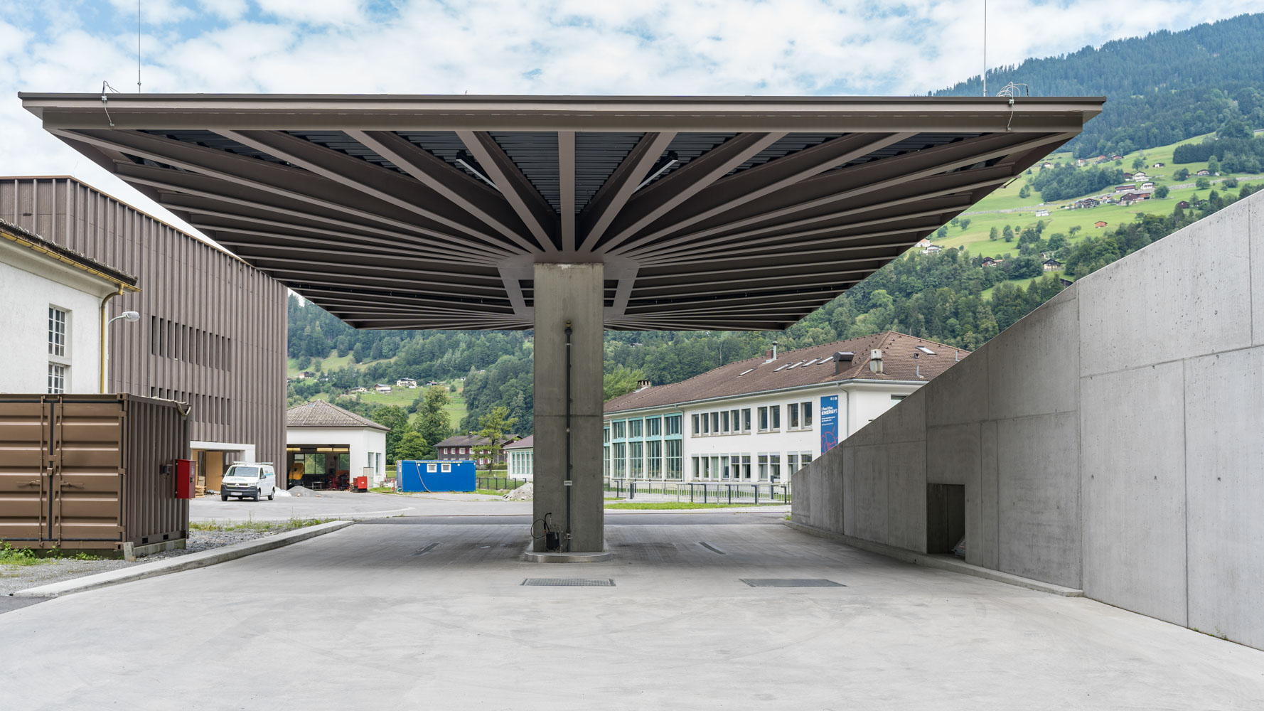 illwerke vkw – company filling station, Vandans