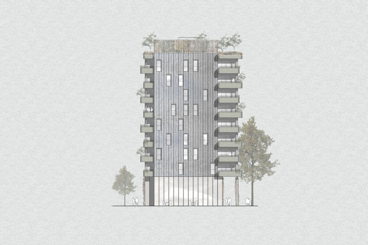 Wohnhochhaus in Holz – Grieser Auen, Bozen