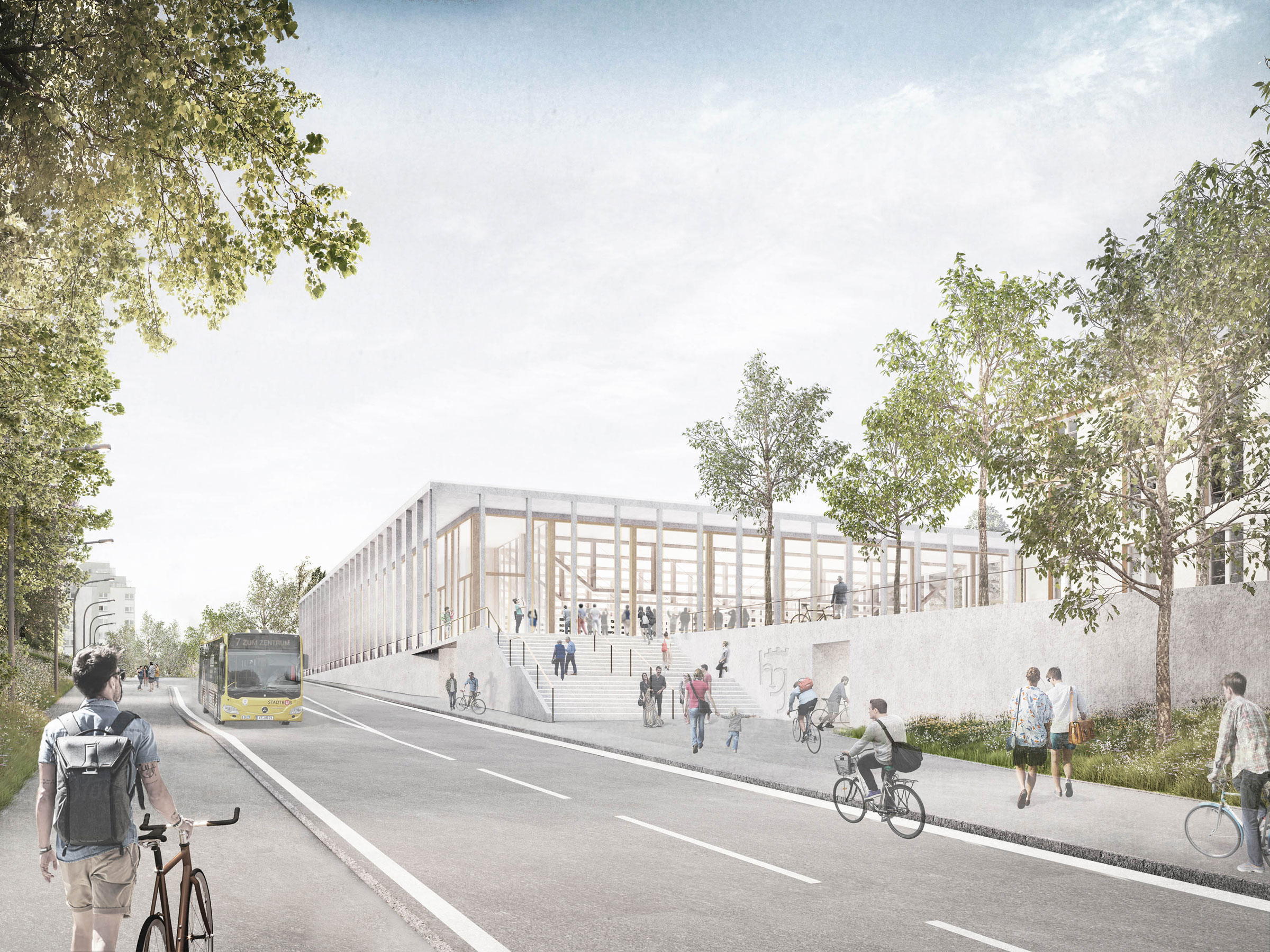 3-fach Sporthalle mit Parkhaus, Kempten