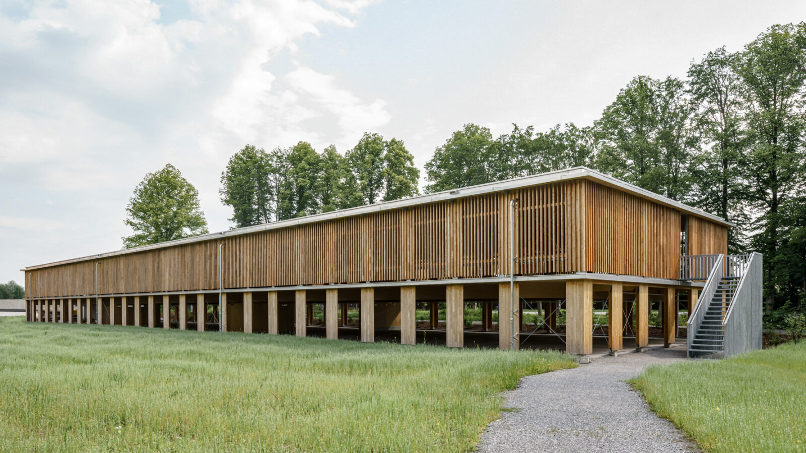 B&O wooden multi-storey car park, Bad Aibling