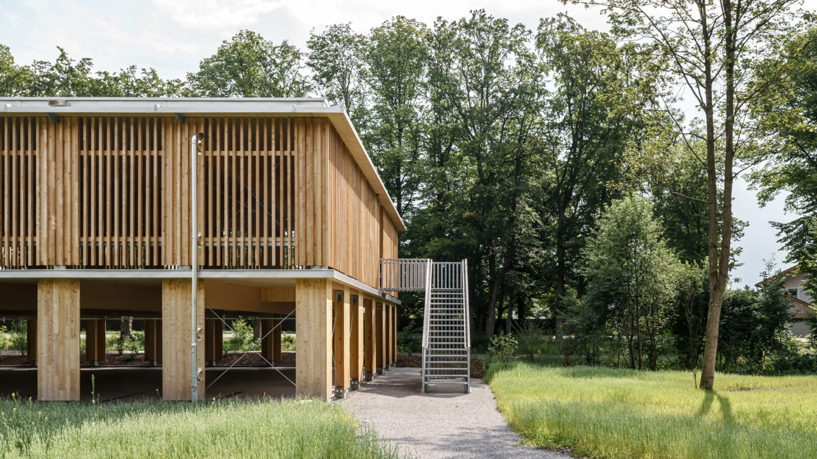B&O wooden multi-storey car park, Bad Aibling