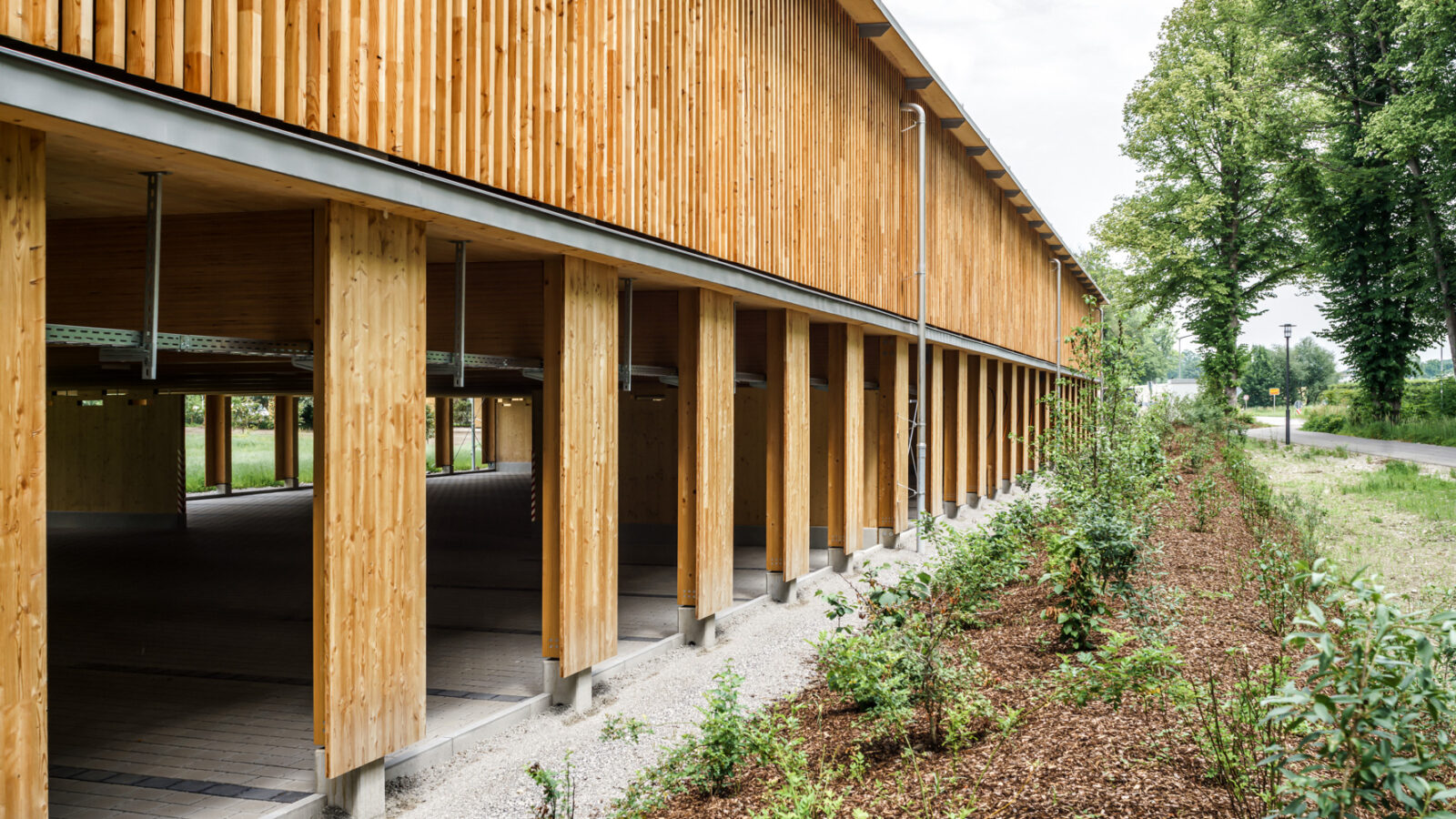 B&O wooden multi-storey car park, Bad Aibling