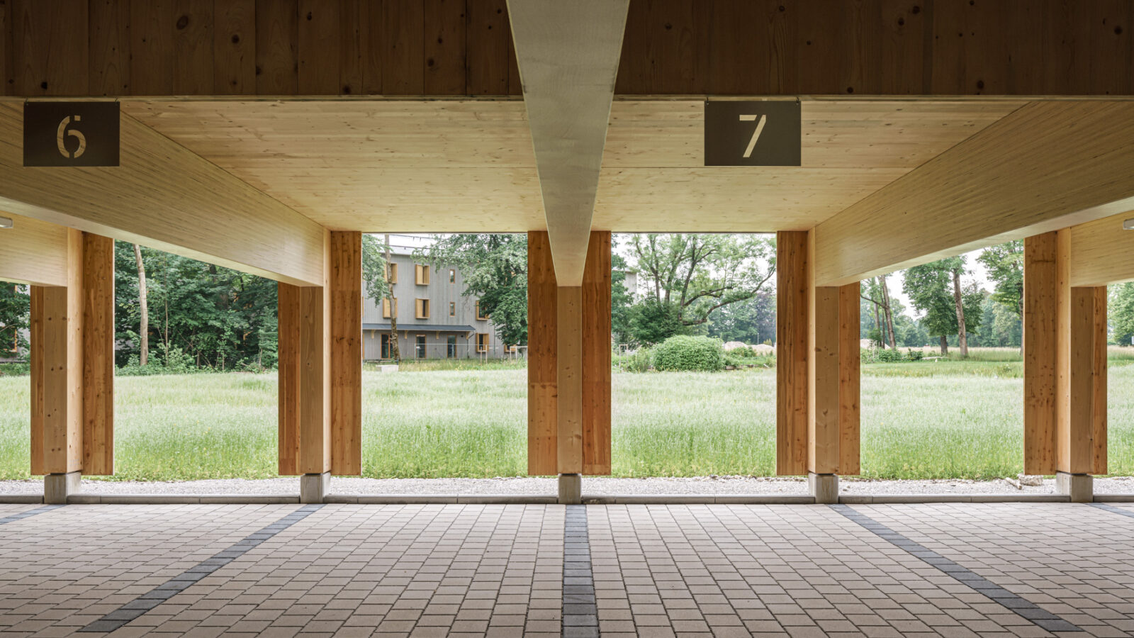 B&O wooden multi-storey car park, Bad Aibling